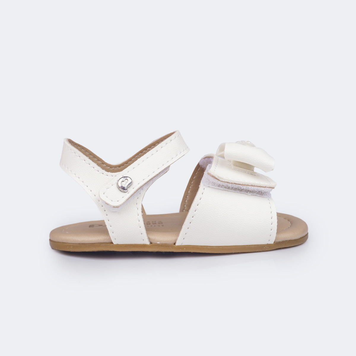 Sandália de Bebê Pampili Nana Laço com Pérolas