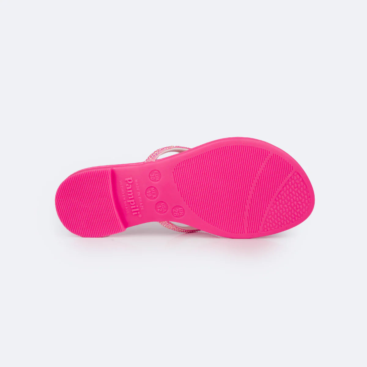 Sandália Rasteira Infantil Pampili Iris Strass – Conforto e Estilo para o Verão
