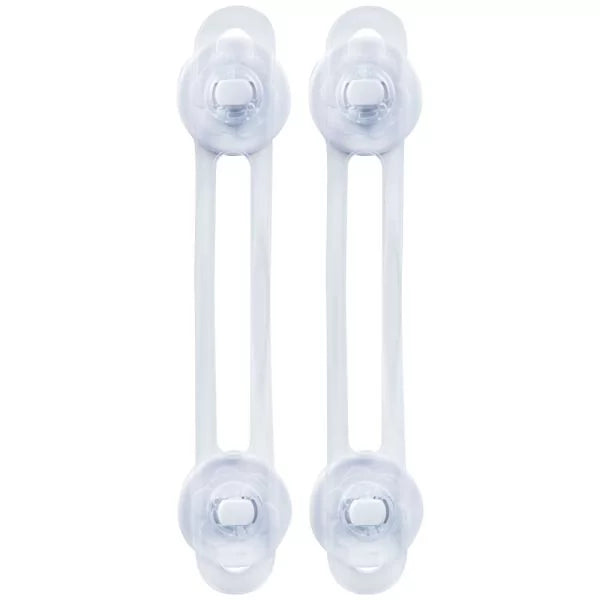 Kit Travas Flexíveis Multiuso Buba para Gavetas e Portas Tamanho G 2 Unidades