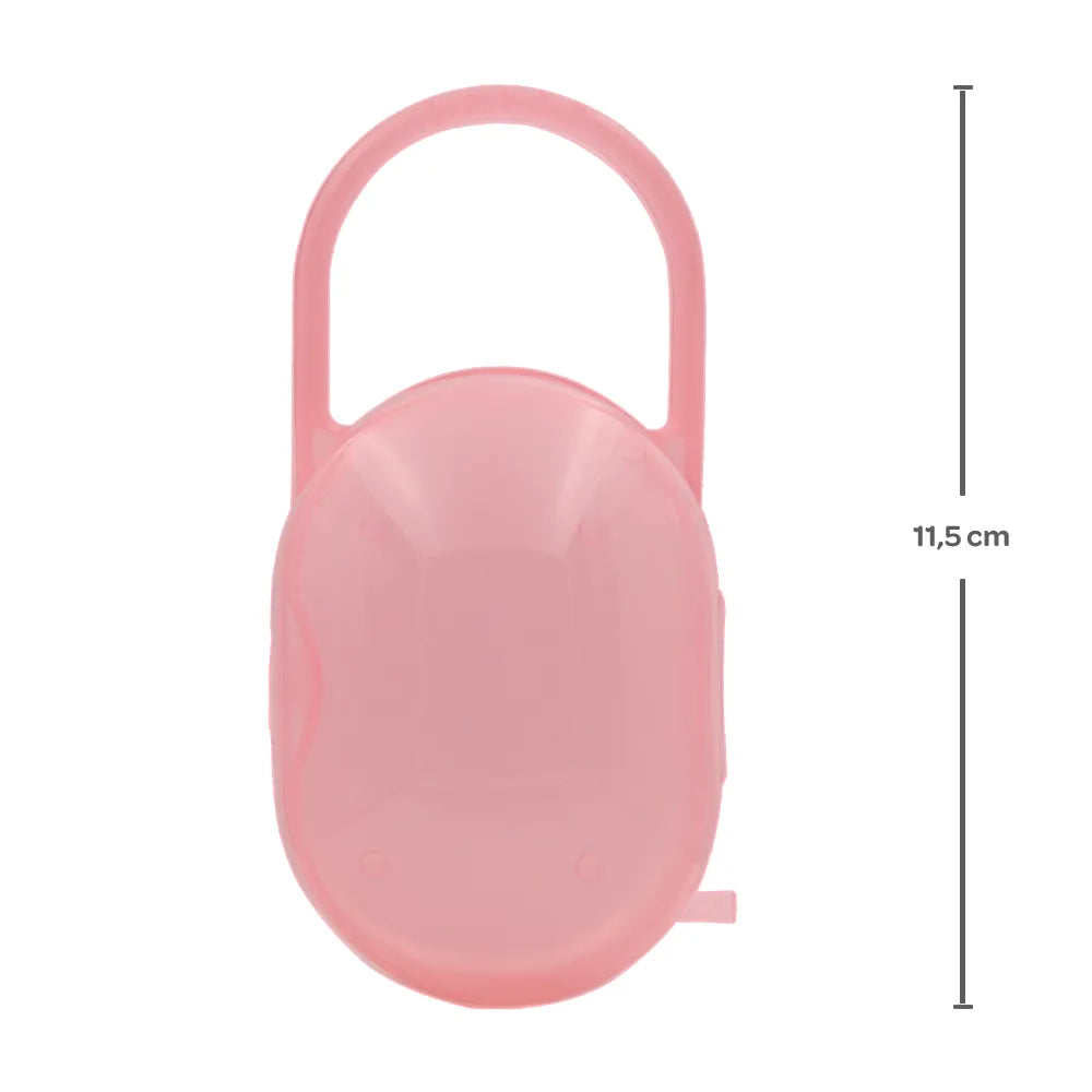 Porta-Chupeta Infantil Buba Transparente com Alça BPA Free
