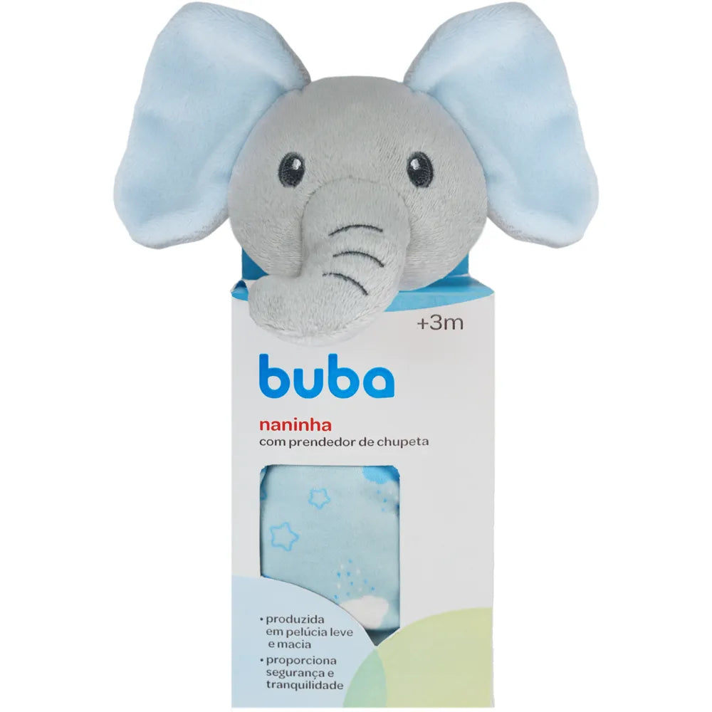 Naninha Infantil Buba Bichinhos com Prendedor de Chupeta