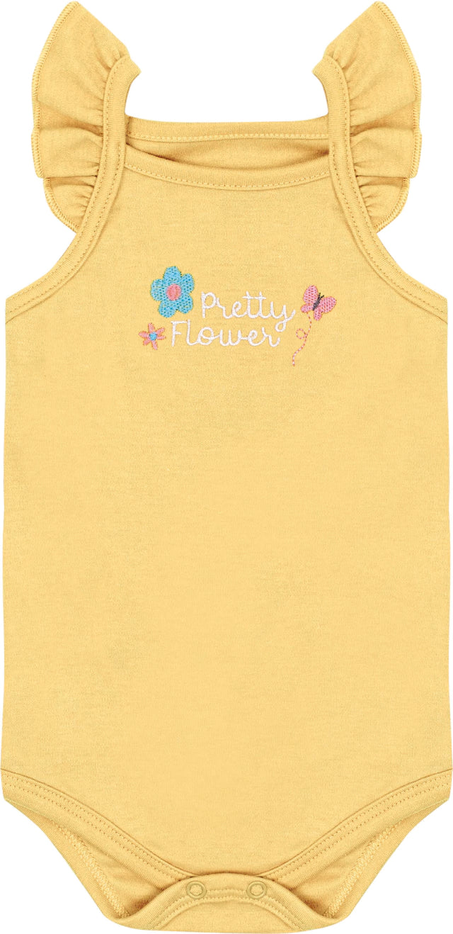 Conjunto Bebê Menina Kiko Baby Pretty Flower - Body e Short estampado