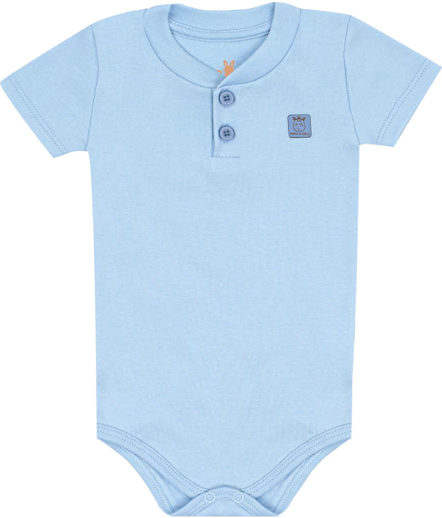 Conjunto Bebê Masculino Kiko Baby Safari - Body e Short estampado