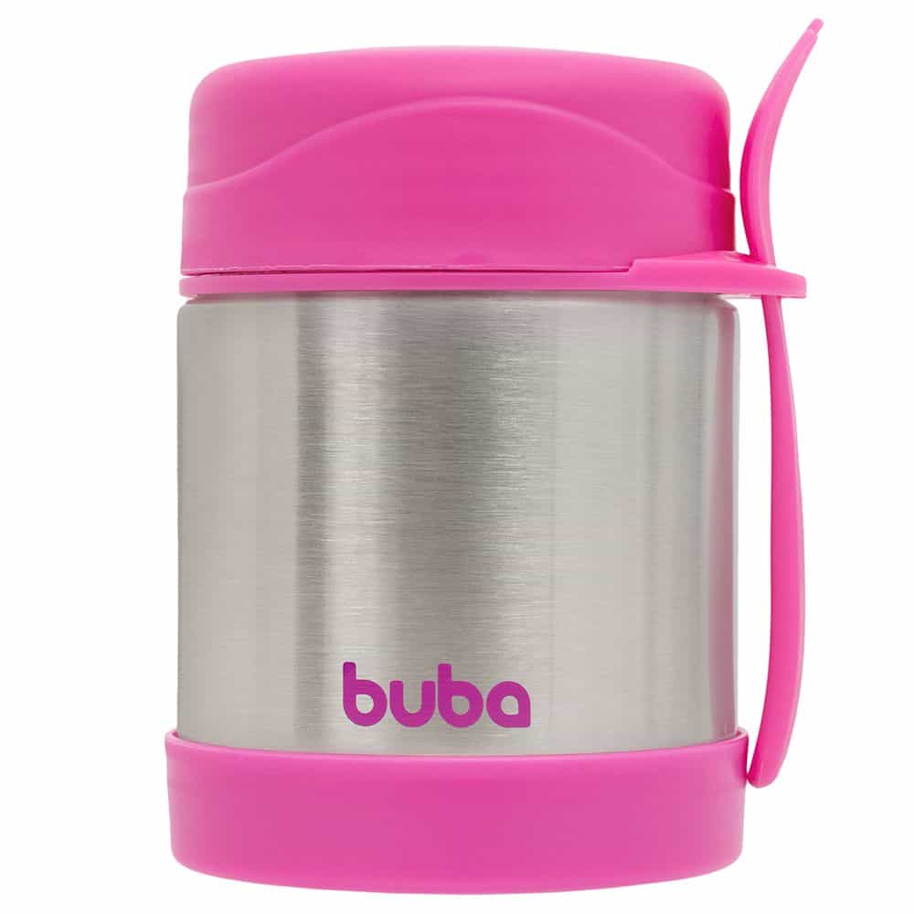 Pote Térmico Buba Aço Inoxidável Com Colher +6M