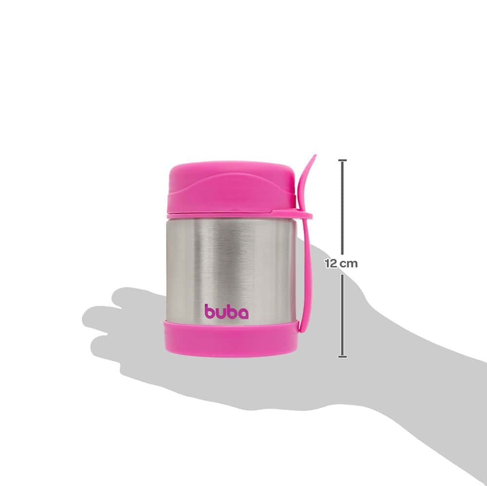 Pote Térmico Buba Aço Inoxidável Com Colher +6M