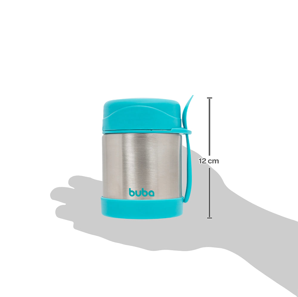 Pote Térmico Buba Aço Inoxidável Com Colher +6M
