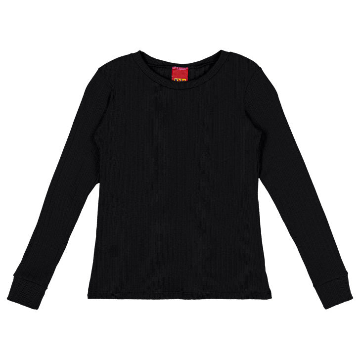 Blusa Infantil Kyly Manga Longa Básica Feminina