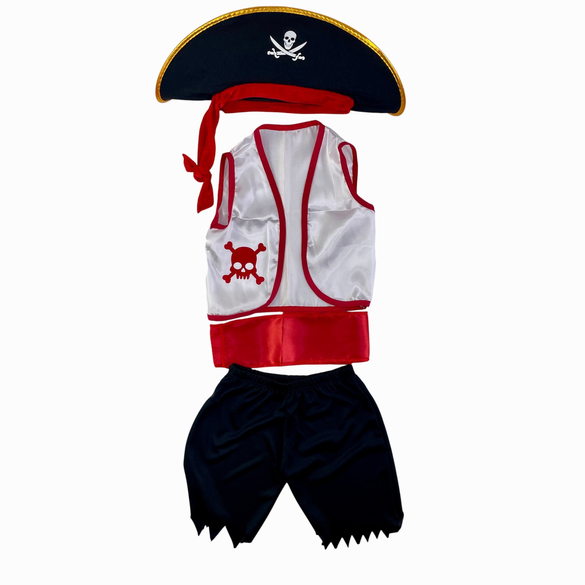 Fantasia Infantil Pirata com Chapéu