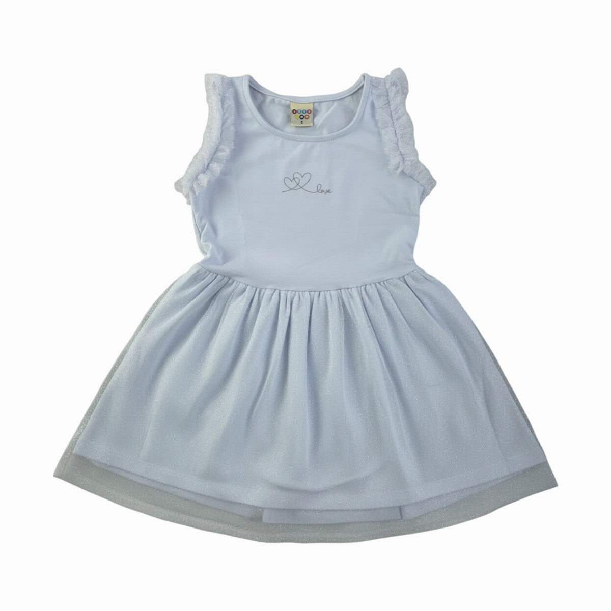 Vestido Infantil Have Fun Love Shine