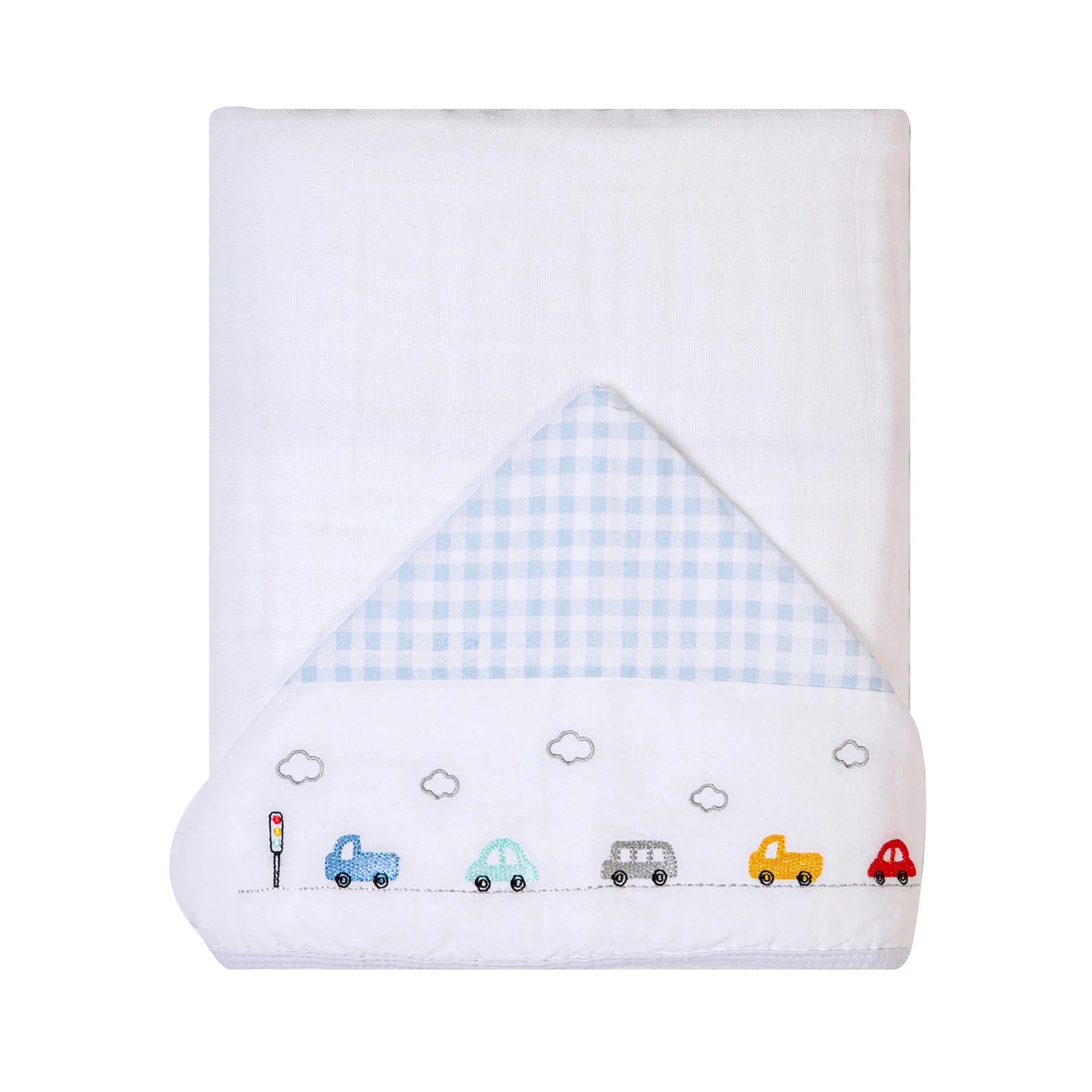 Toalha De Banho Soft Papi Bordados com Capuz
