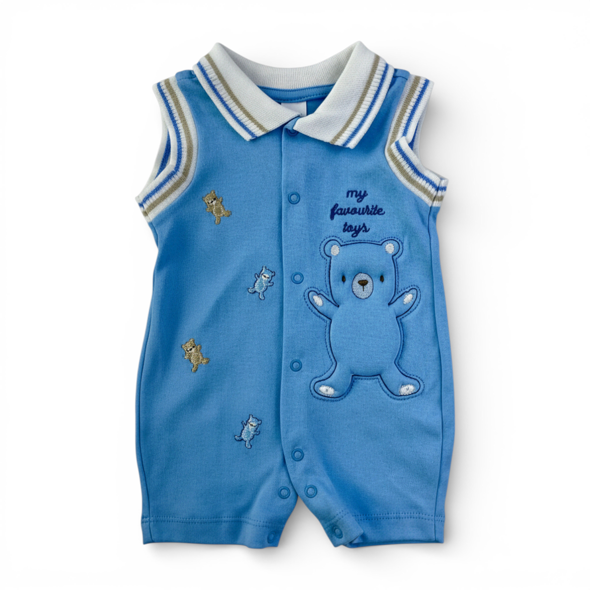 Macaquinho Masculino Infantil Curioso Polo Ursinho My Favourite Toys