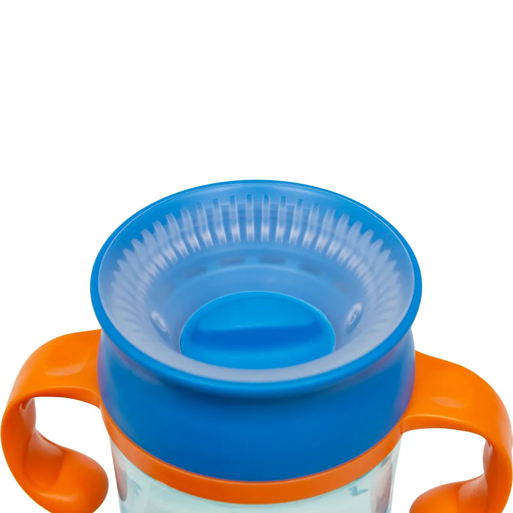 Copo de Treinamento 360 Buba Zoo 300 ml Antivazamento com Alça +12 Meses