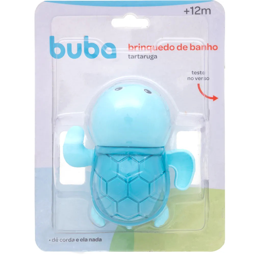 Brinquedo de Banho Infantil Buba Tartaruga a Corda 12M+
