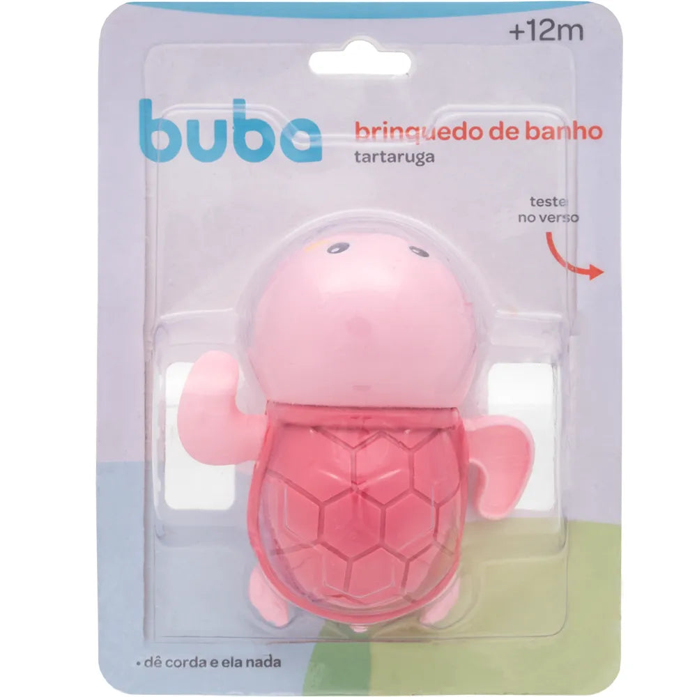 Brinquedo de Banho Infantil Buba Tartaruga a Corda 12M+