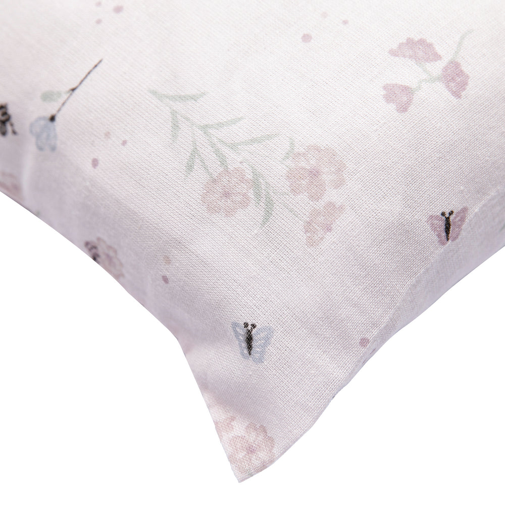 Kit de Enxoval 4 pçs Flores no Jardim - Cama e Banho Básico