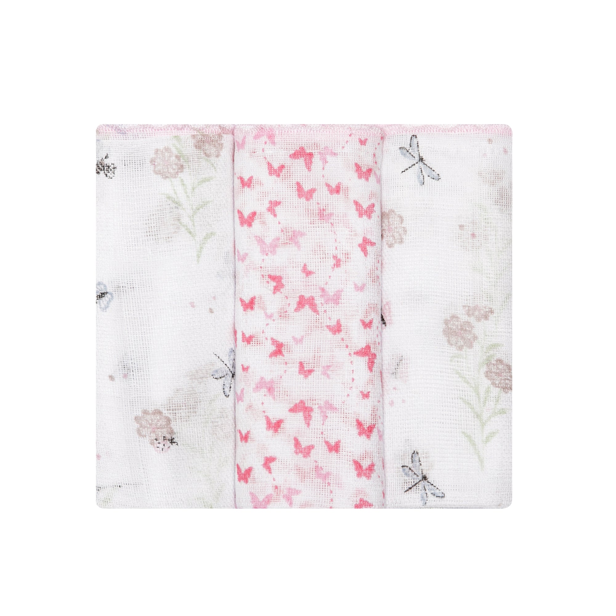 Fralda Papizinha Estampada 3 Peças
