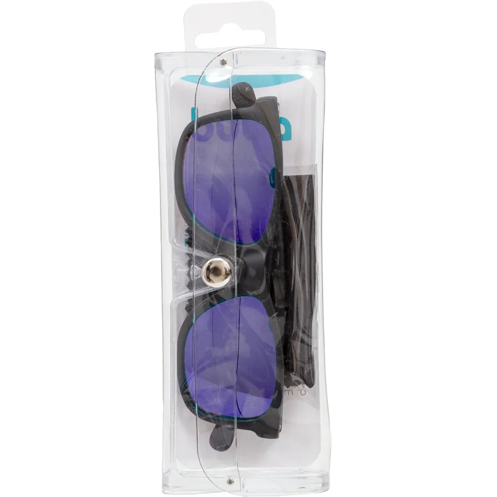 Óculos de Sol Infantil Buba Preto com Armação Flexível e Proteção UVA/UVB