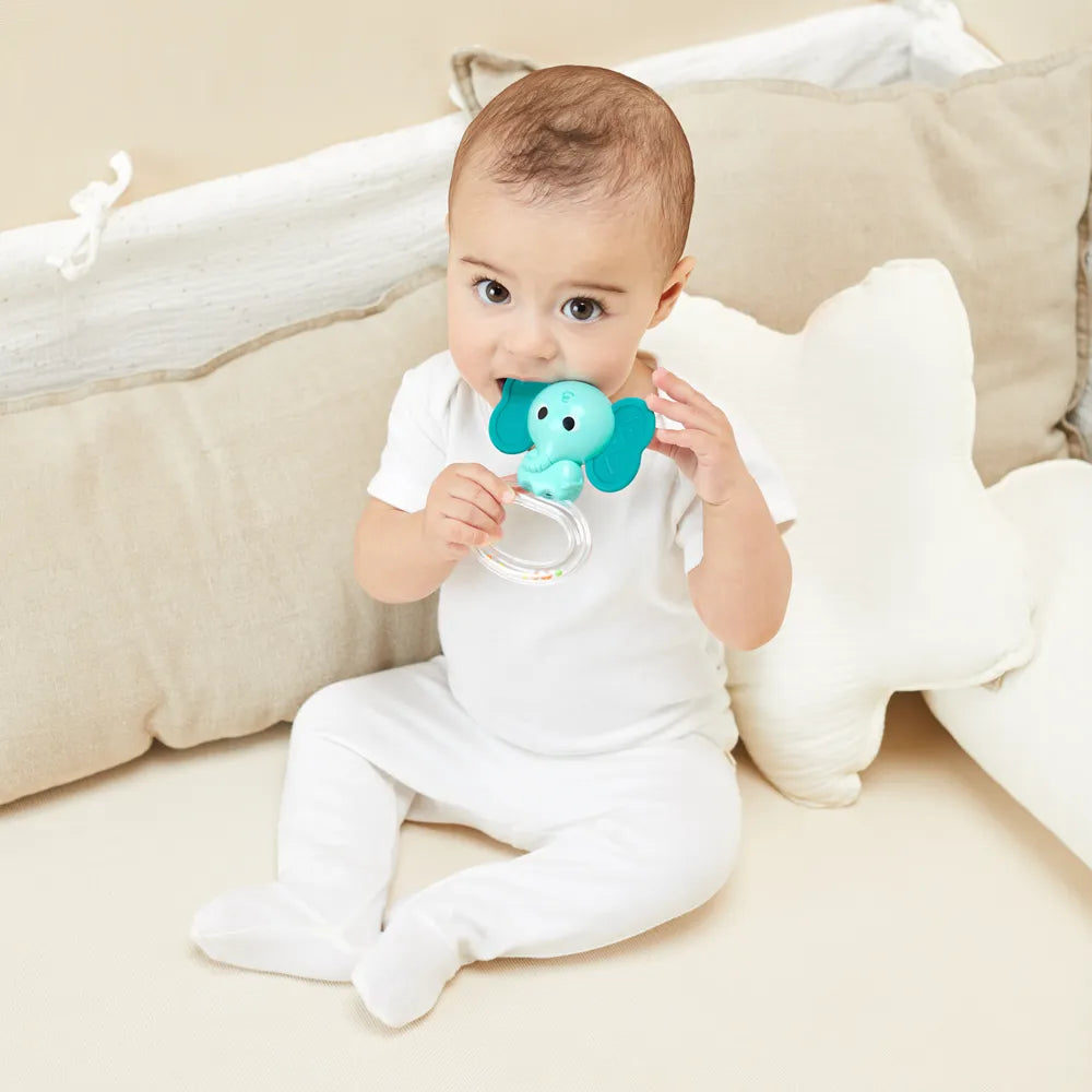 Chocalho Infantil Buba com Mordedor e Texturas +4 Meses