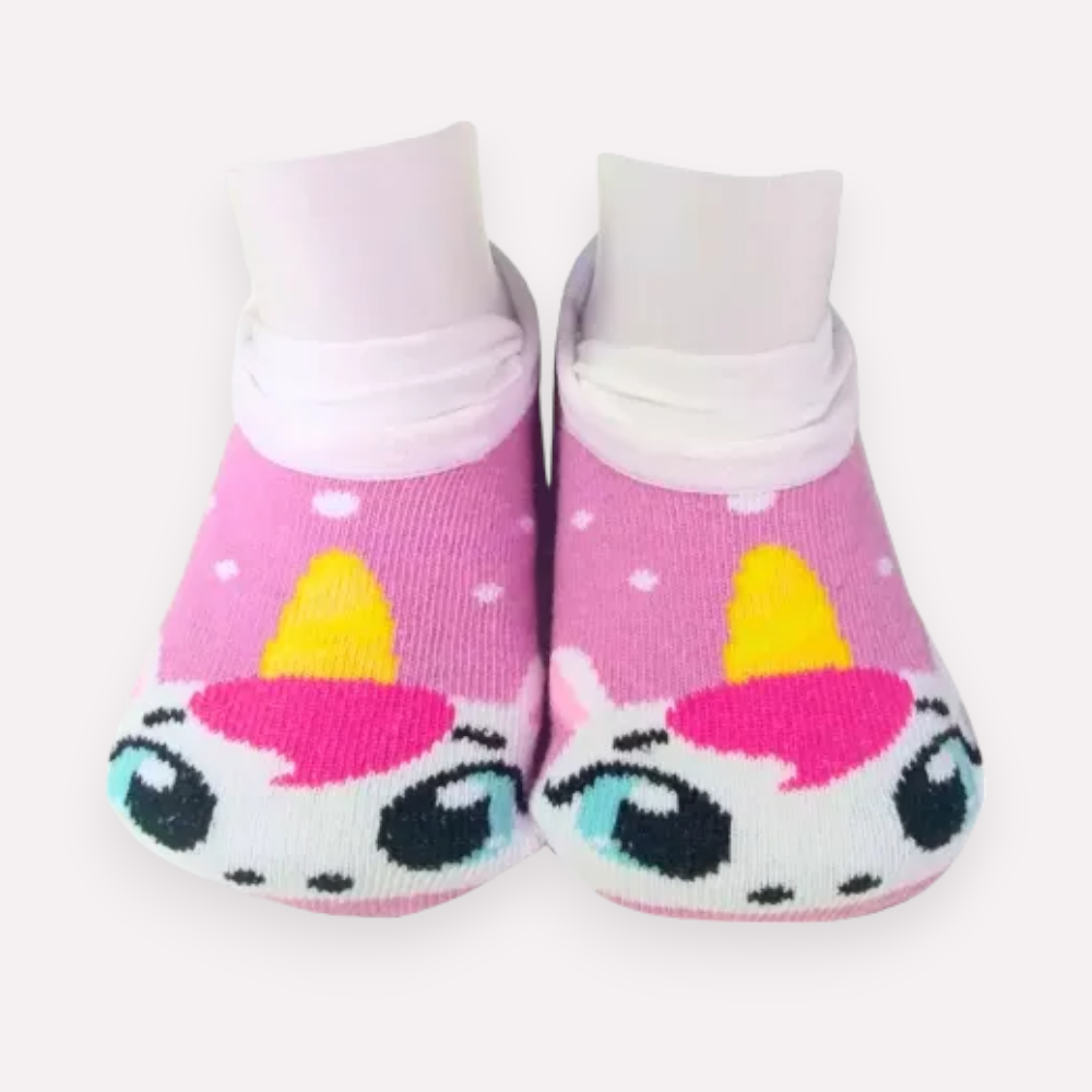 Meia Sapatilha Plin Baby Unicornio