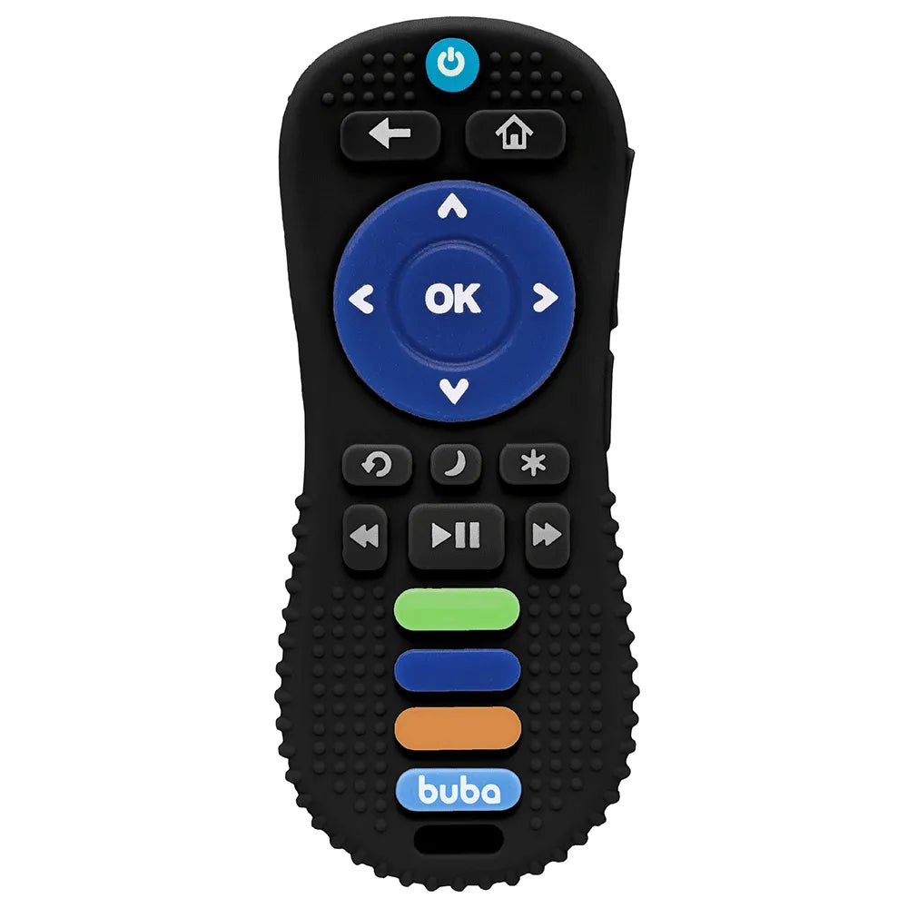 Mordedor Infantil Buba Controle Remoto em Silicone com Texturas 4M+