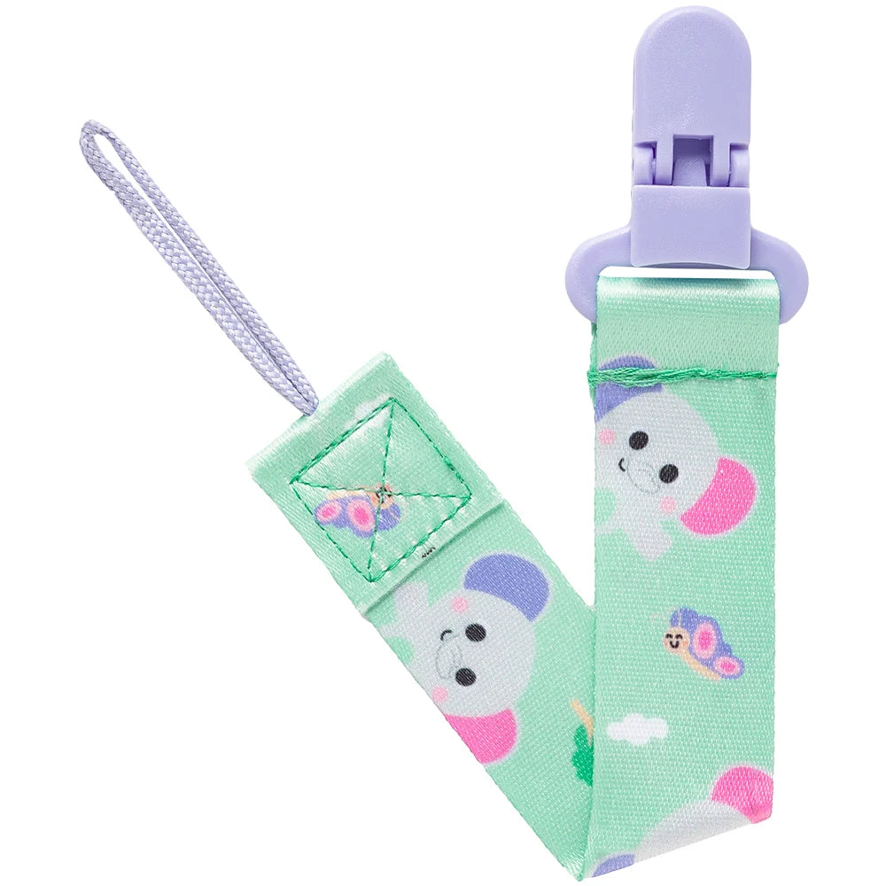 Prendedor de Chupeta Infantil Buba Zoo +3M Livre de BPA