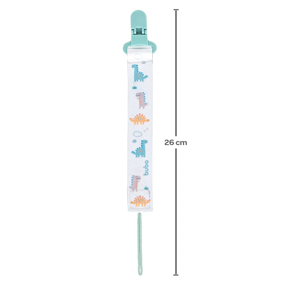 Prendedor de Chupeta Infantil Buba Magic com Trava de Segurança +3 Meses