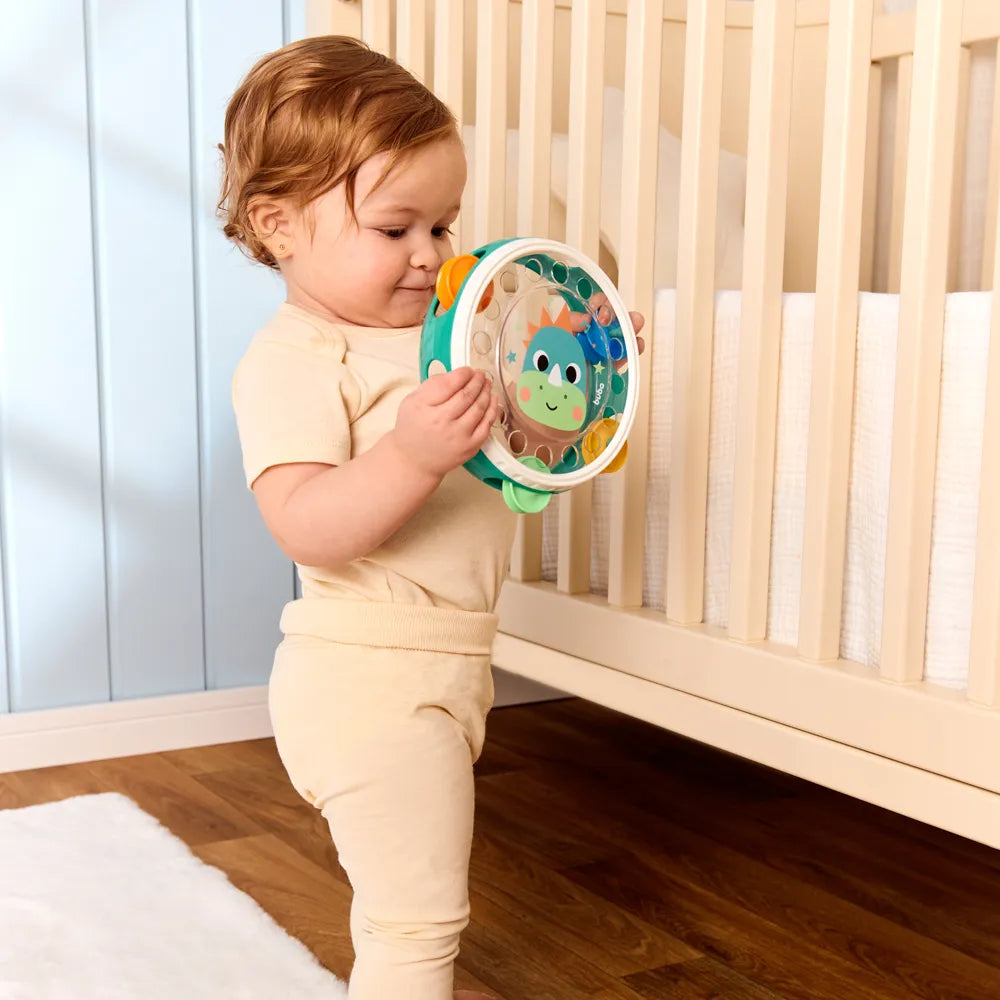 Meu Primeiro Pandeiro Buba Zoo Instrumento Musical Infantil 12 Meses+