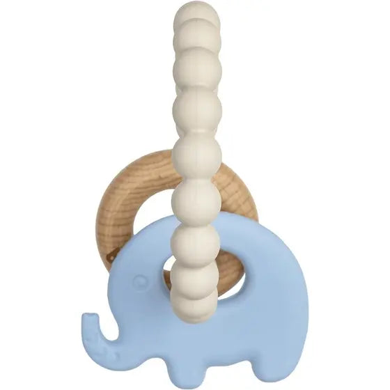 Mordedor Buba Elefante Em Silicone e Bambu +4M