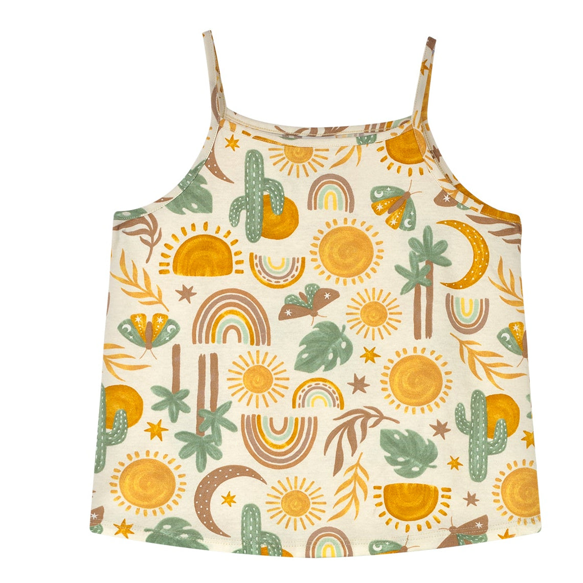 Conjunto Feminino Alakazoo Estampado Sol e Arco-Íris
