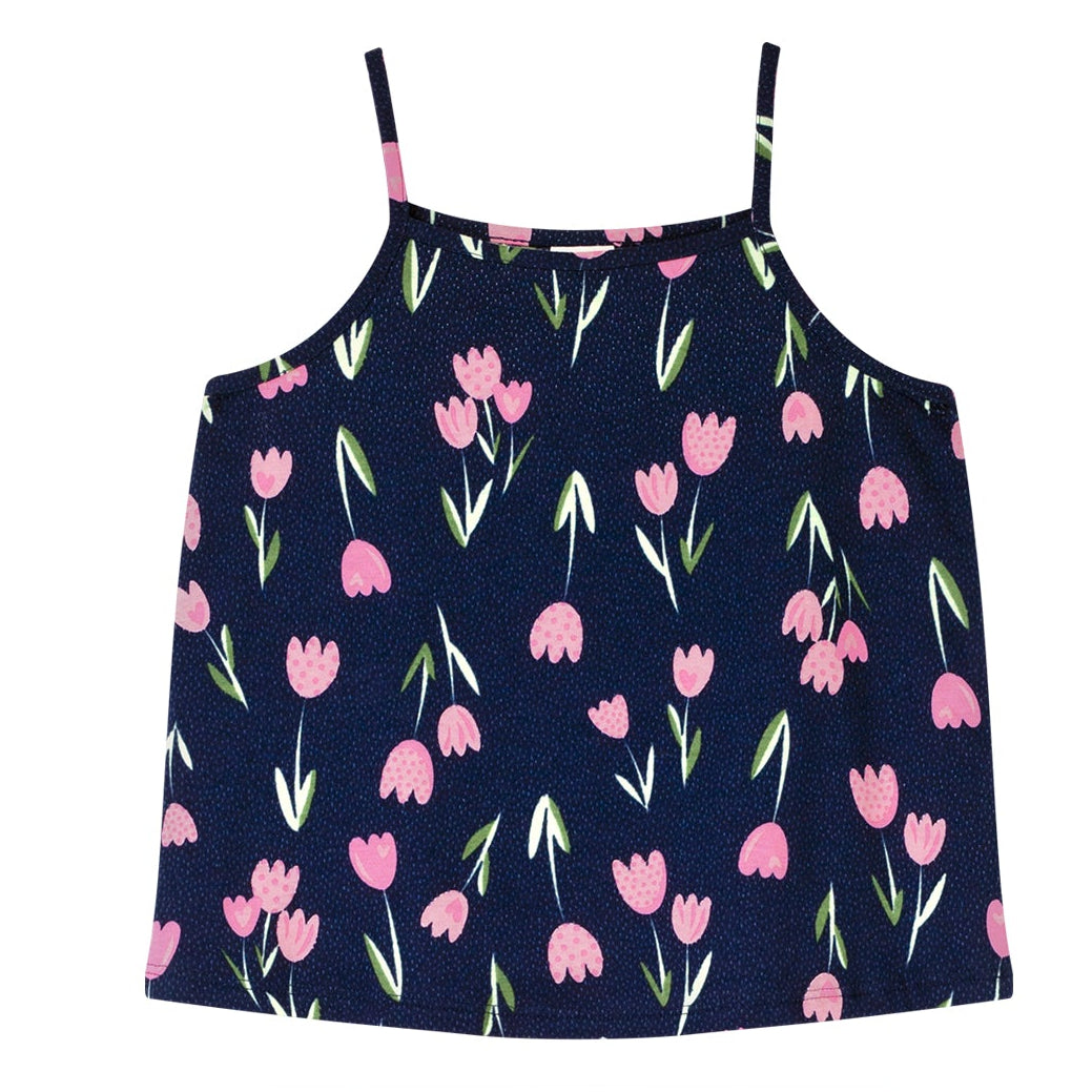 Conjunto Infantil Feminino Alakazoo Tulipas Blusa Alcinha e Short