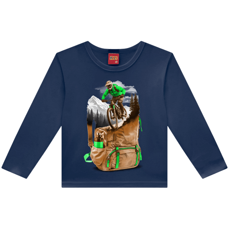 Camiseta Manga Longa Kyly Montanha Bike