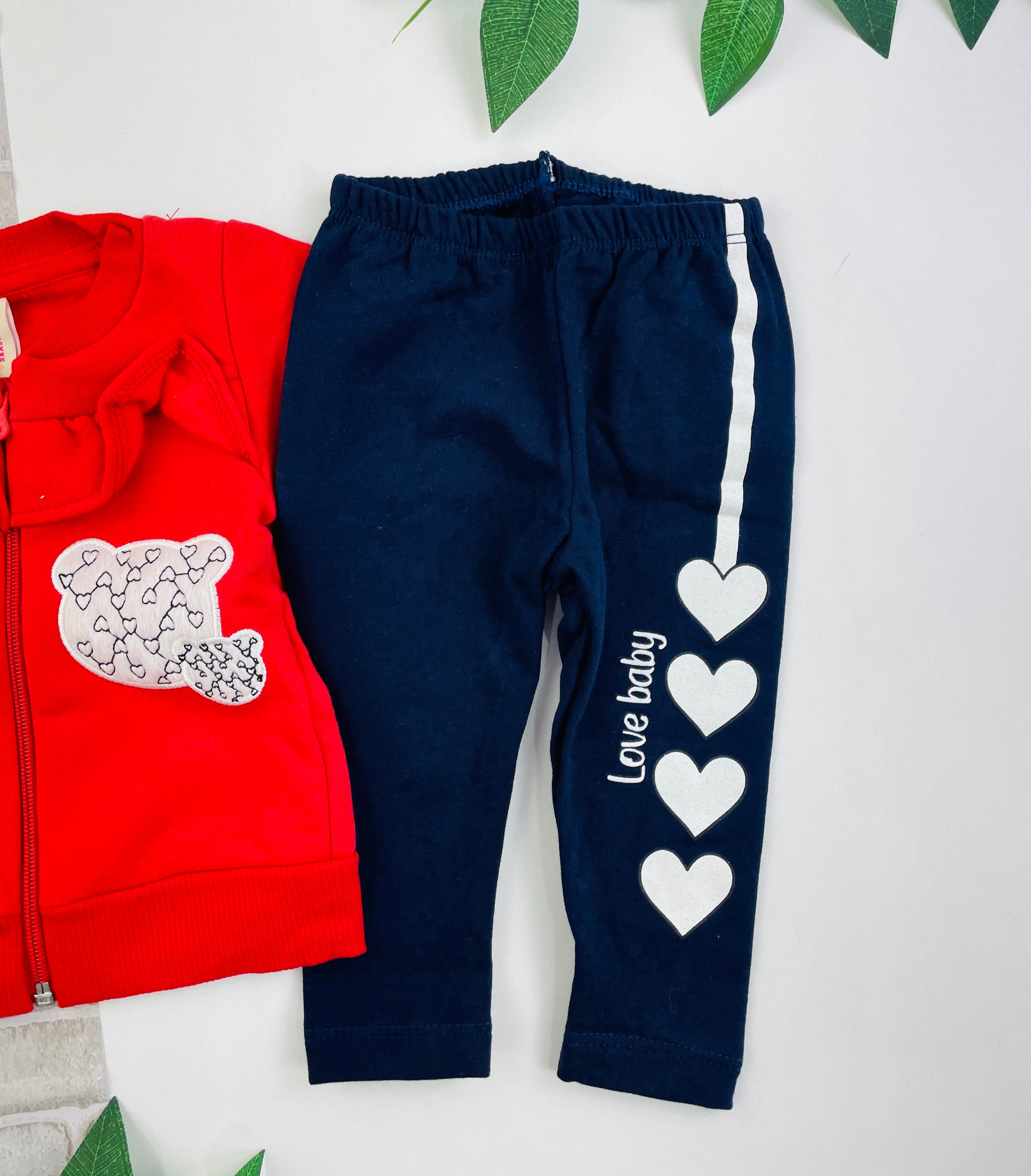 Conjunto Feminino Hrradinhos Love Bordado