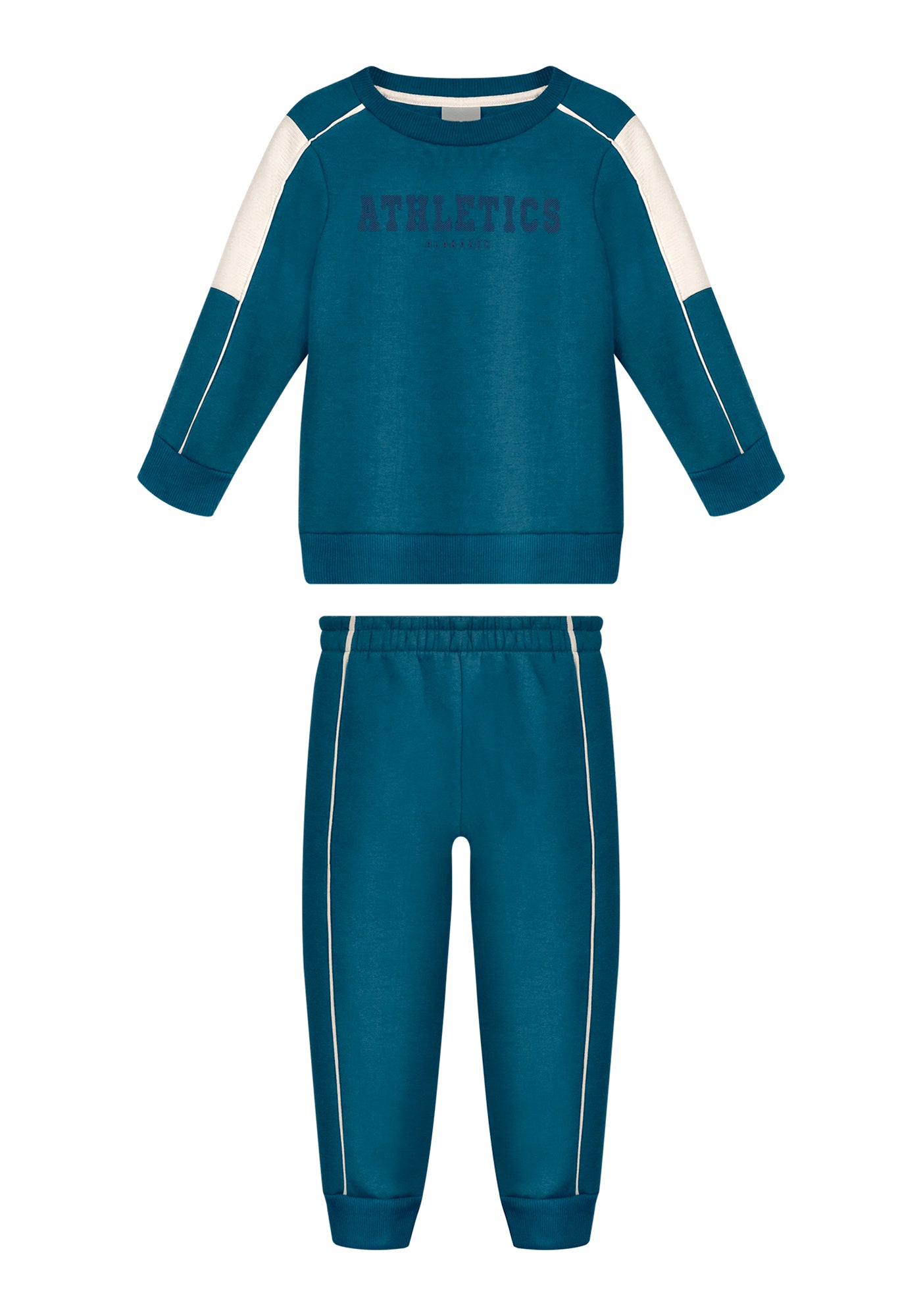 Conjunto Infantil Masculino Alakazoo Athletics em Moletom Felpado