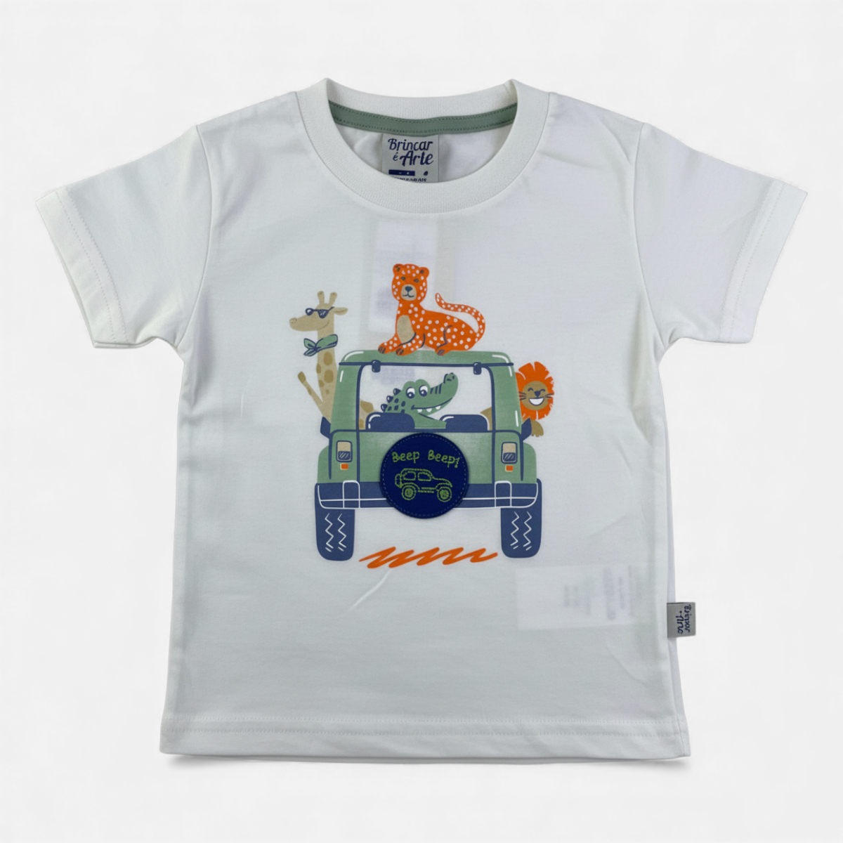 Camiseta Brincar E Arte Beep Beeps Jeep