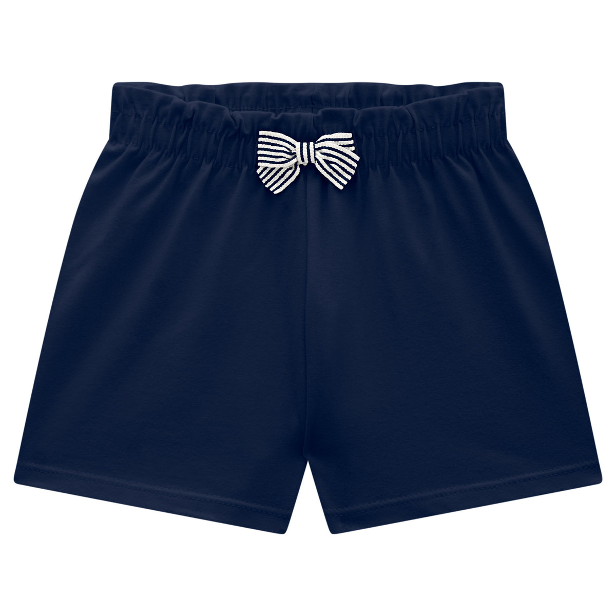 Conjunto Infantil Feminino Milon Bolsa de Praia Blusa Cotton e Shorts Moletinho