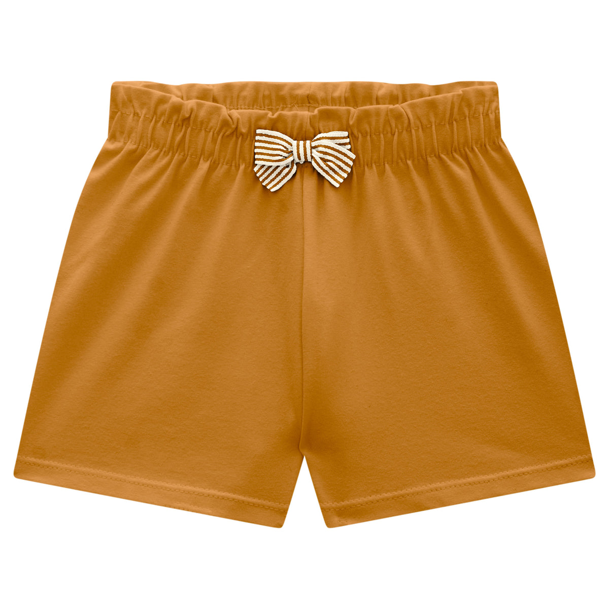 Conjunto Infantil Feminino Milon Bolsa de Praia Blusa Cotton e Shorts Moletinho