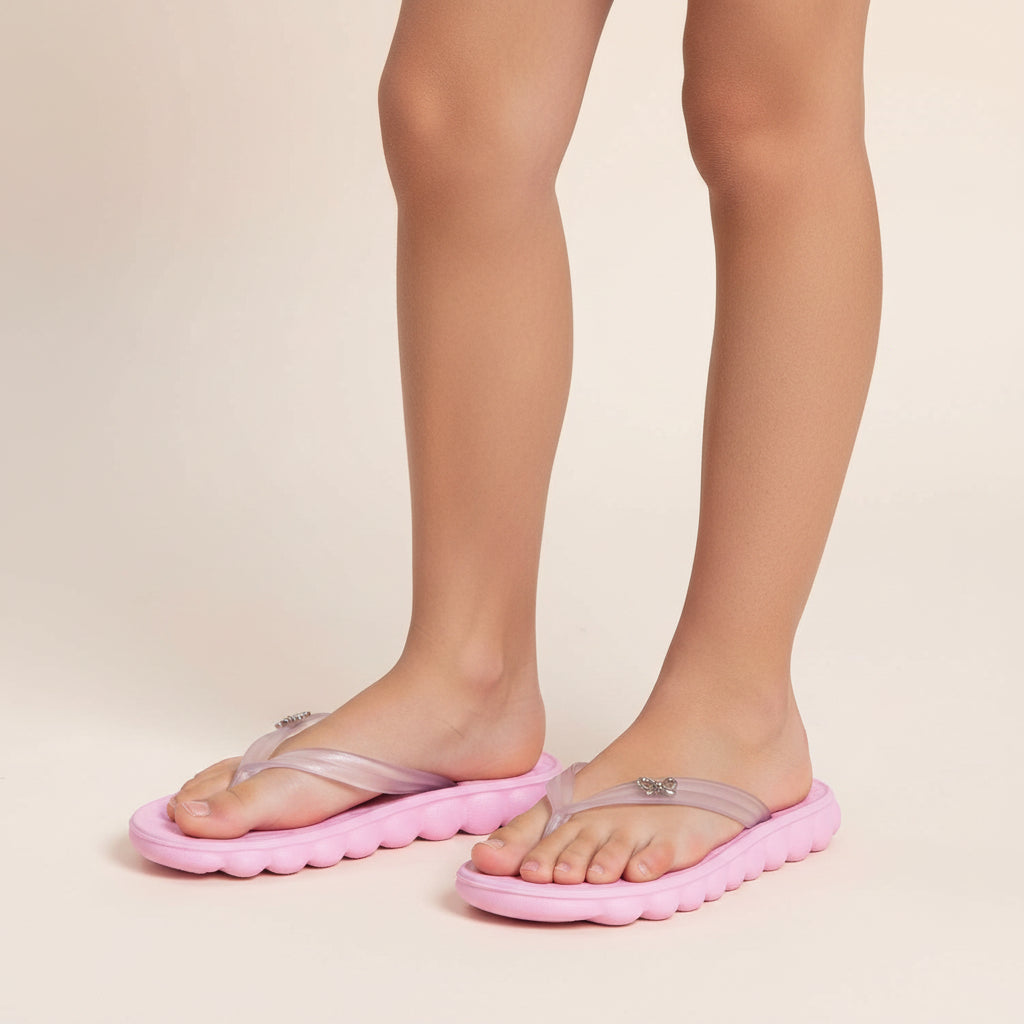 Chinelo Infantil Menina Pampili Nuvem Puffly