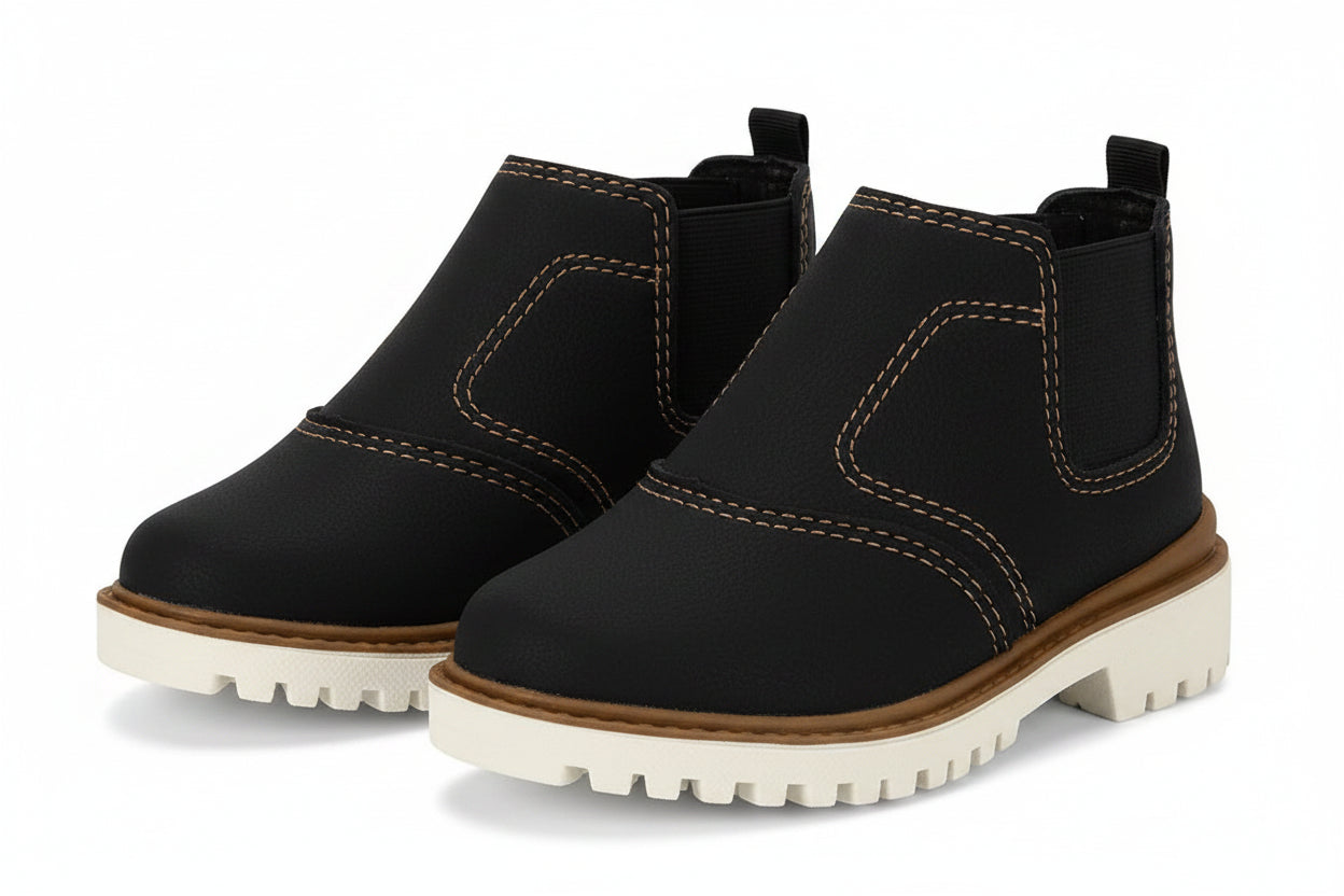 Bota Infantil Masculina Molekinho Napa Rústico Cano Alto