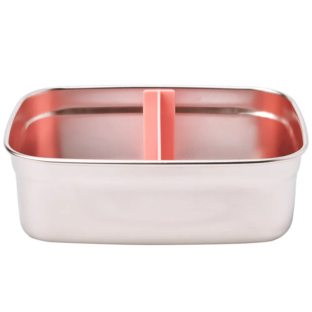 Pote Bentô Box Buba Zoo 600 ml em Aço Inox com Divisória