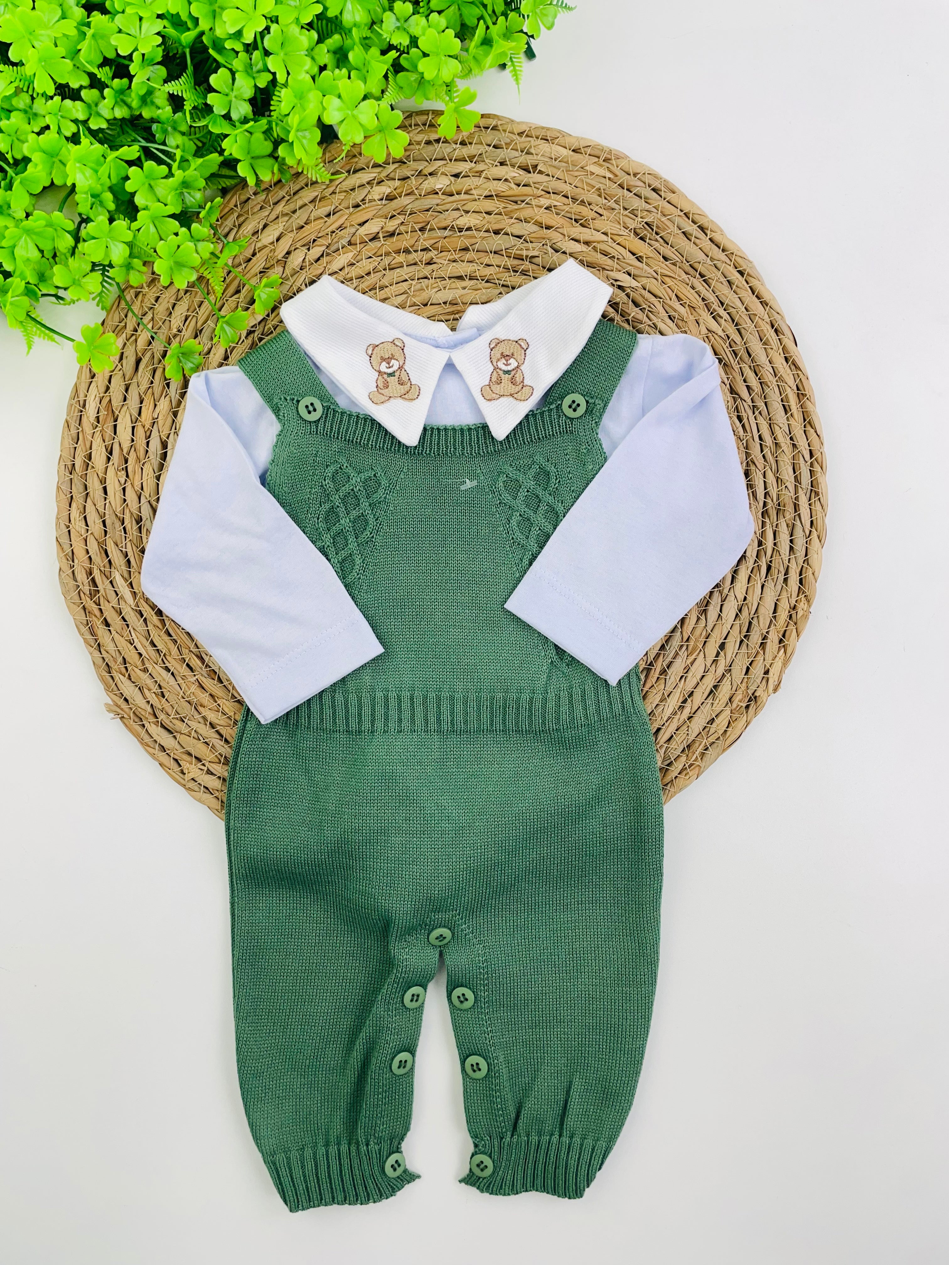 Jardineira Tamine Baby Lucca 2 Peças