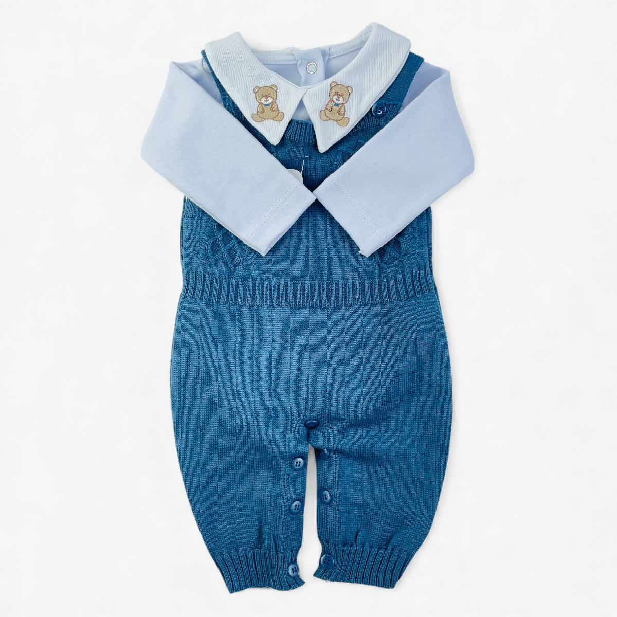 Jardineira Tamine Baby Joao Paulo 2 Peças