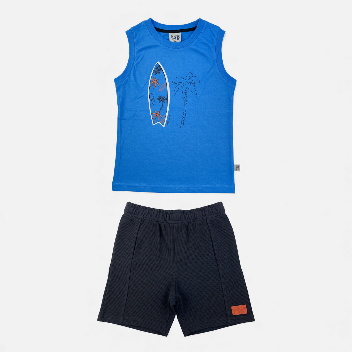 Conjunto Infantil Masculino Brincar e Arte Surf Mood