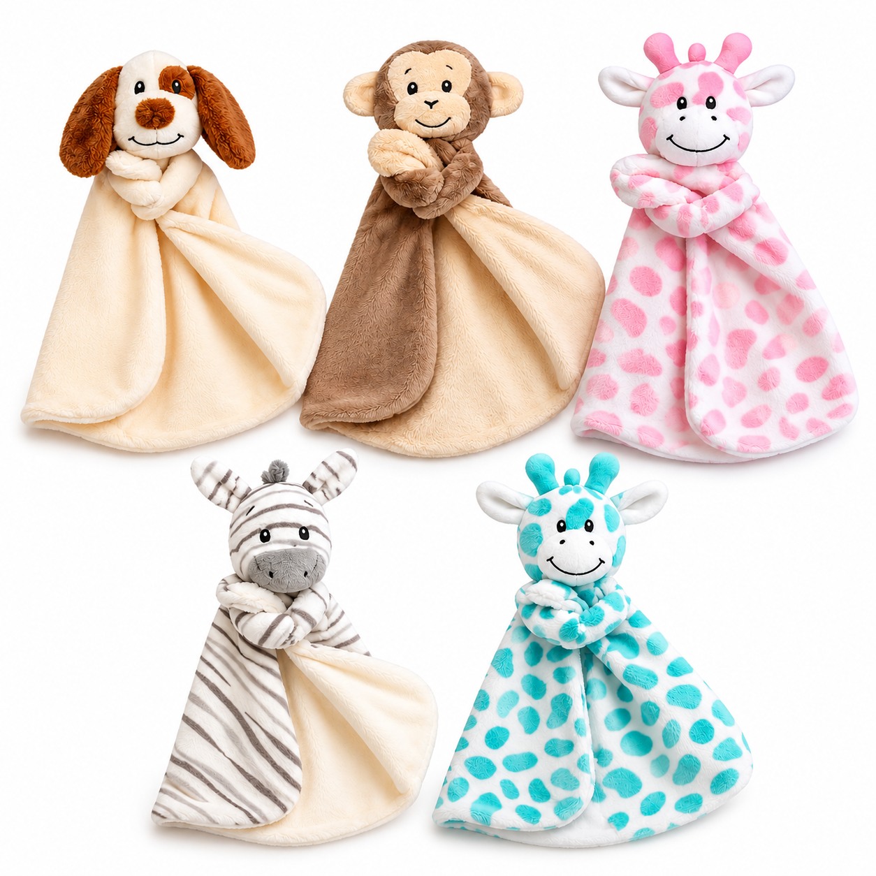 Naninha Infantil em Pelúcia Buba Bichinhos +3M 100% Poliéster