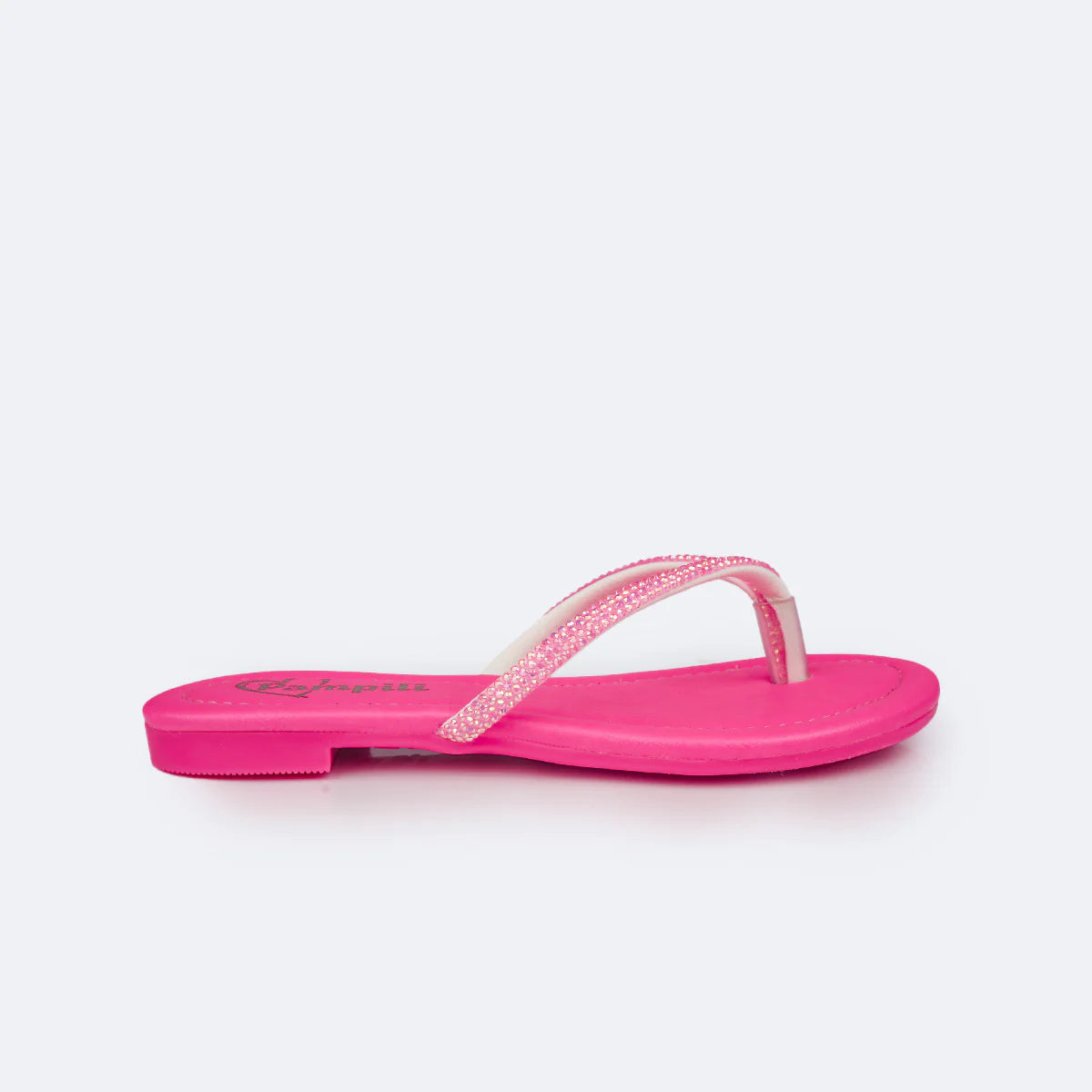 Sandália Rasteira Infantil Pampili Iris Strass – Conforto e Estilo para o Verão