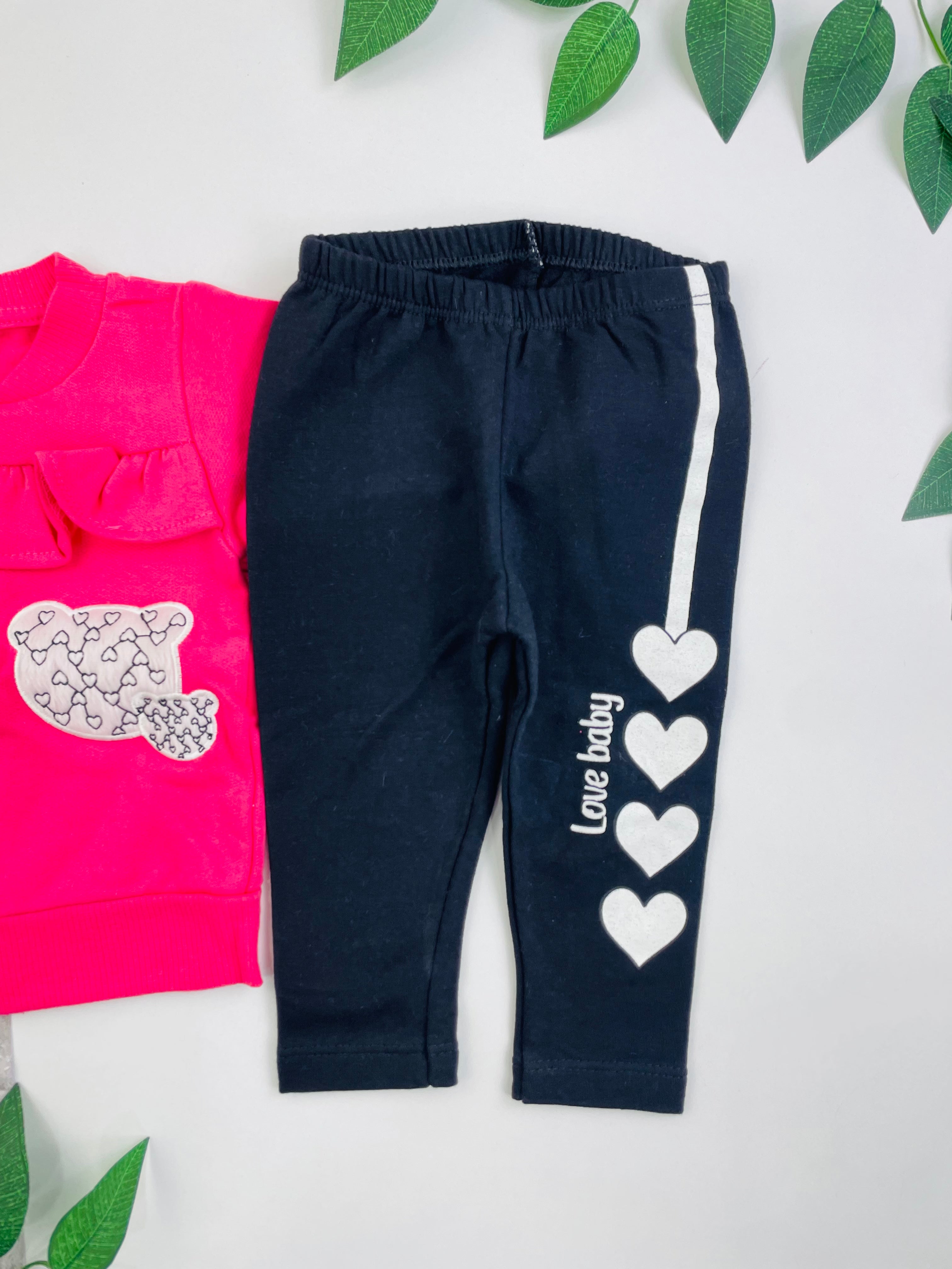 Conjunto Feminino Hrradinhos Love Bordado
