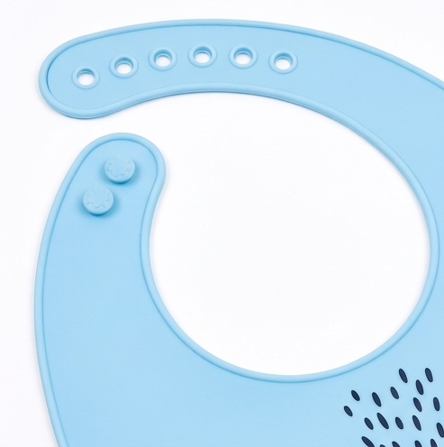 Babador de Silicone com Pega Migalhas Ever Baby Gatinho +3M