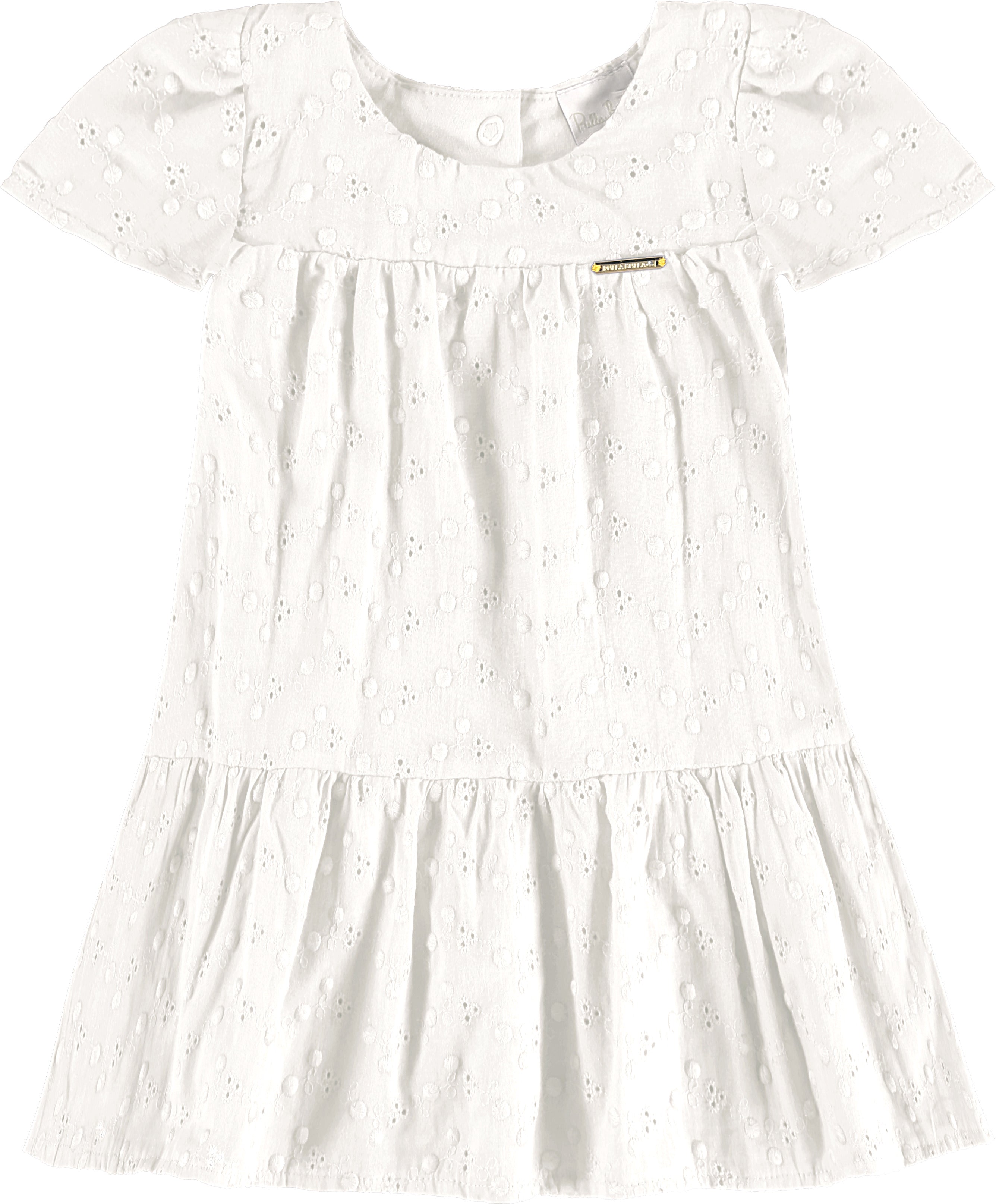 Vestido Bebê Pulla Bulla em Laise