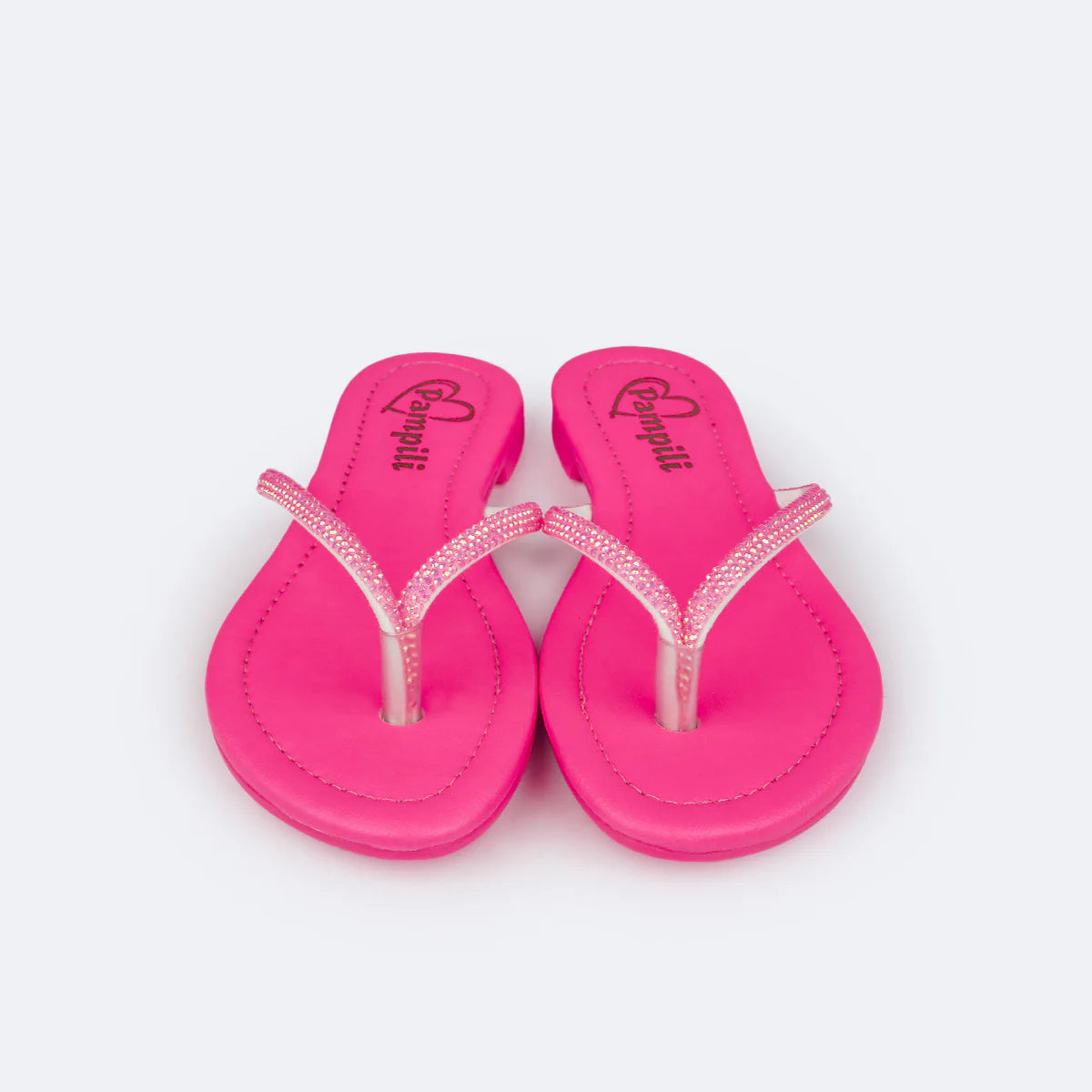 Sandália Rasteira Infantil Pampili Iris Strass – Conforto e Estilo para o Verão