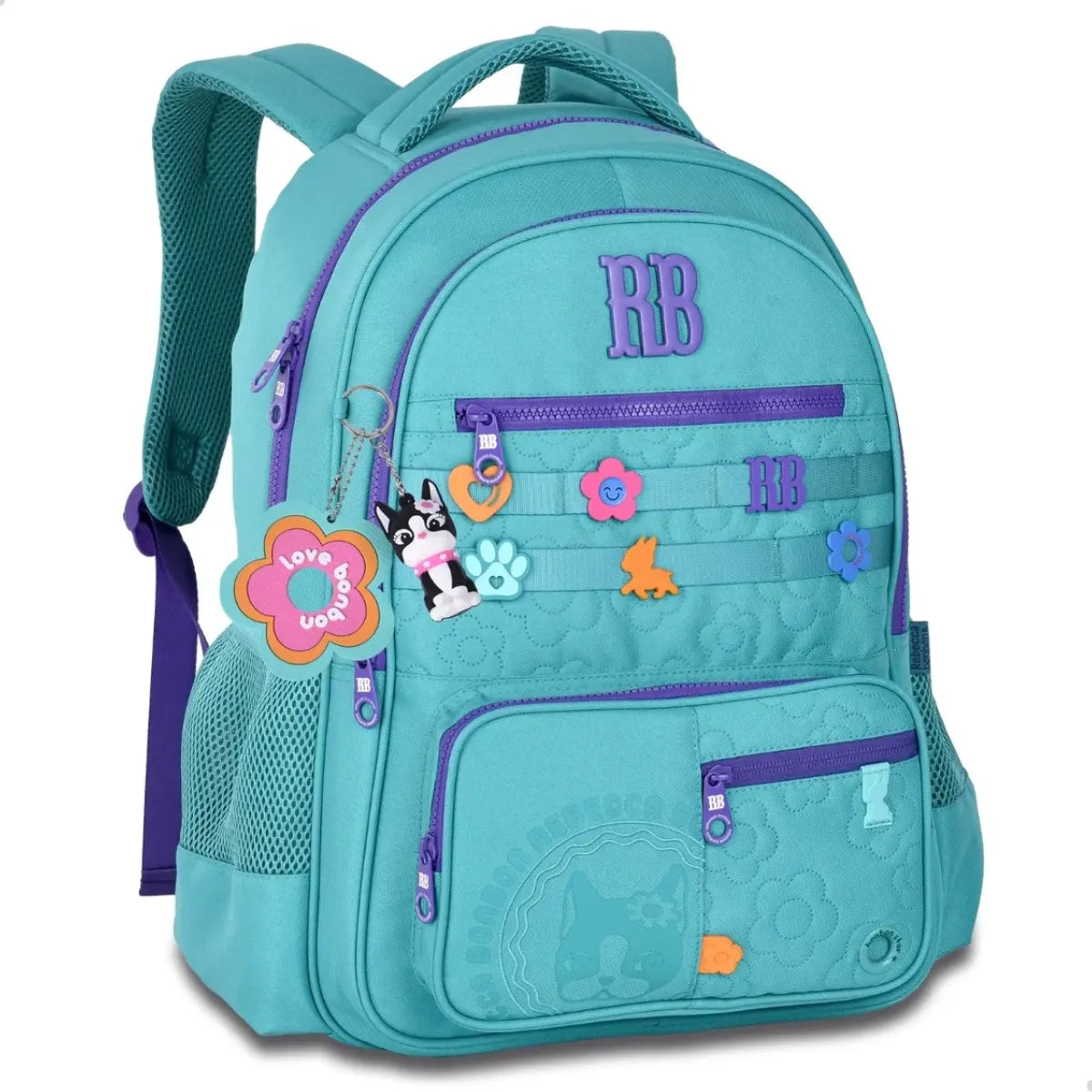 Mochila De Costas Rebecca Bonbon Flower Power 17,5 Escolar