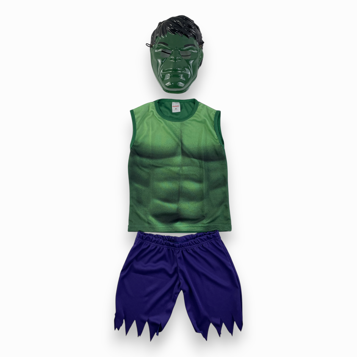Fantasia Infantil Hulk com Máscara